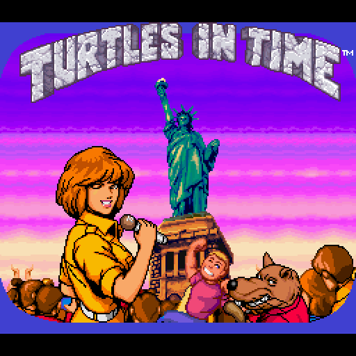 スーパーファミコン　タートルズインタイム　turtles in time Teenage Mutant Ninja Turtles: Turtles in Time (1991) Arcade
